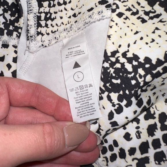 Balance Athletica snake print biker shorts - Picture 3 of 3